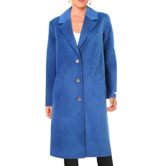 Bernardo Jackets & Blazers - 🔥Bernardo Iris Blue Overcoat
